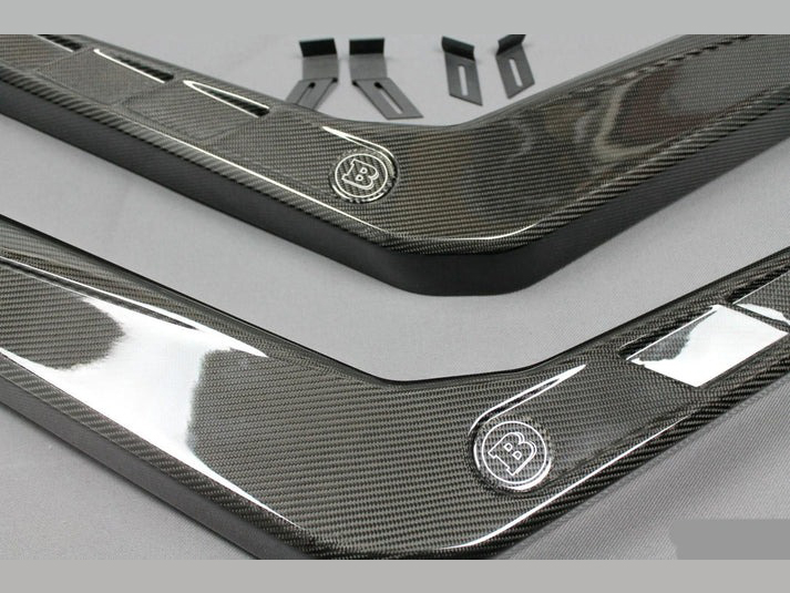 Mercedes-Benz W463 G-Wagon Brabus Carbon Fiber Air Intake Snorkels + Badges Set